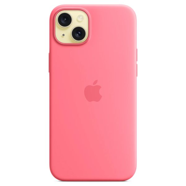 Apple Silikon-Case MagSafe Apple iPhone 15 Plus - Rosa