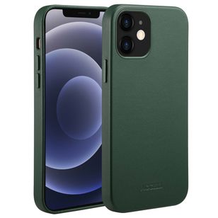 Accezz MagSafe Leather Backcover Apple iPhone 12 (Pro) - Cedar Green