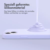 Accezz Liquid Silikoncase Samsung Galaxy S24 Ultra - Violett