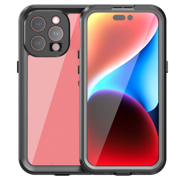 Redpepper Dot Plus Waterproof Case für das Apple iPhone 15 Pro Max - Schwarz
