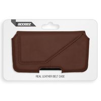 Accezz Handy Gürteltasche - Größe L - Braun