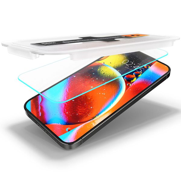 Spigen GLAStR Fit Displayschutzfolie 2er-Pack + Applicator Apple iPhone 13 Pro Max
