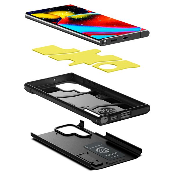 Spigen Tough Armor™ Case für das Samsung Galaxy S22 Ultra - Schwarz