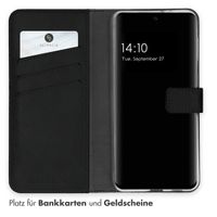 Selencia Echtleder Klapphülle Samsung Galaxy A32 (5G) - Schwarz
