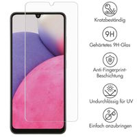 Accezz Displayschutz 2er-pack aus gehärtetem Glas Samsung Galaxy A33