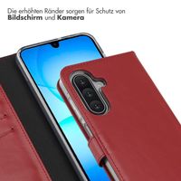 Selencia Echtleder Klapphülle Samsung Galaxy A18 (4G) / A17 (4G/5G) - Rot