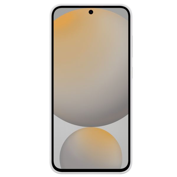 Samsung Original Silikon Cover Samsung Galaxy S24 FE - Grau