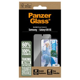 PanzerGlass Ultra-Wide Fit Antibakterieller Displayschutz mit Applikator Samsung Galaxy A36