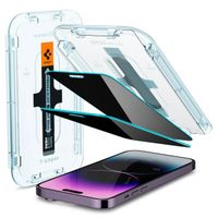 Spigen GLAStR Privacy EZ Fit Displayschutzfolie + Applicator - 2er-Pack Apple iPhone 14 Pro Max
