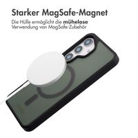 Accezz Rugged Frosted Back Cover mit MagSafe Samsung Galaxy S25 Ultra - Schwarz