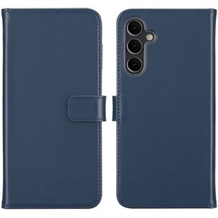 Selencia Echtleder Klapphülle Samsung Galaxy A16 - Blau
