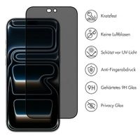 Accezz Privacy Displayschutz aus gehärtetem Glas Apple iPhone 18 Pro Max