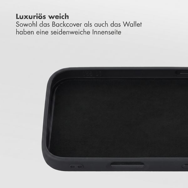 Accezz Edge abnehmbare Bookcase mit MagSafe Apple iPhone 18 Pro / 17 Pro - Schwarz