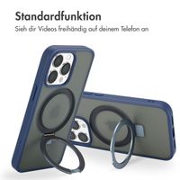 Accezz Ring Stand Backcover mit MagSafe Apple iPhone 13 Pro - Blau