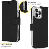 Accezz Wallet TPU Klapphülle Apple iPhone 14 Pro Max - Schwarz