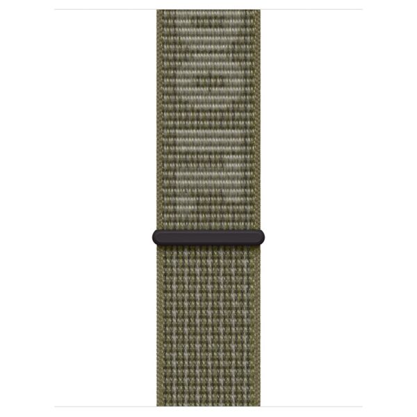 Apple Nike Sport Loop Armband für Apple Watch | 38/40/41/42 mm - Sequoia / Pure Platinum