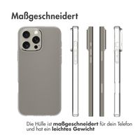 Accezz Clear TPU Backcover Apple iPhone 16 Pro Max - Transparent