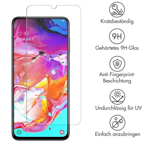 Accezz Screen Protector aus gehärtetem Glas Samsung Galaxy A70
