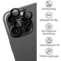imoshion Kameraschutz Glas 2er-Pack Apple iPhone 15 Pro / 15 Pro Max - Black Titanium
