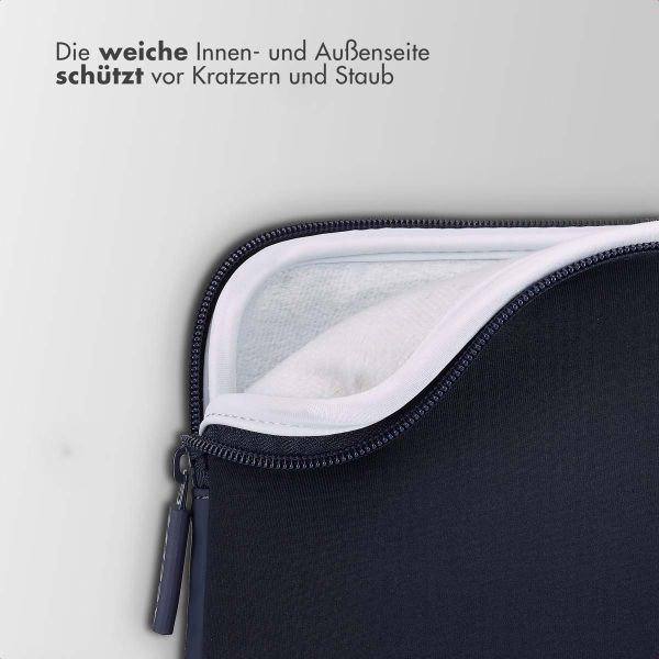 Accezz Laptop Hülle 15-16 Zoll - Laptop Sleeve - Blau