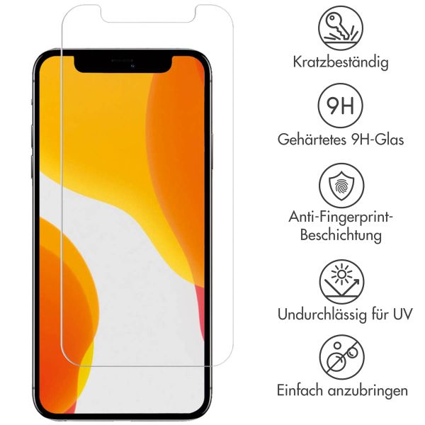 Accezz Displayschutz 2er-pack aus gehärtetem Glas Apple iPhone 12 Mini