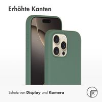 Accezz Liquid Silikoncase mit MagSafe Apple iPhone 16 Pro Max - Dunkelgrün