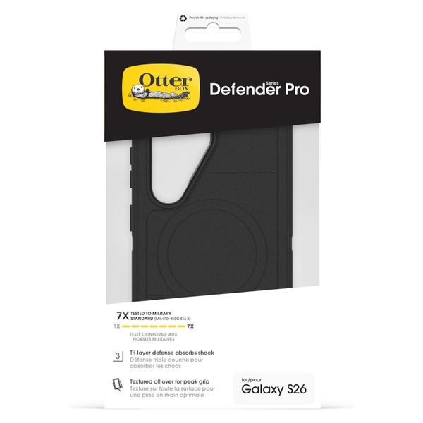 OtterBox Defender Pro MagSafe Backcover in Originalverpackung Samsung Galaxy S26 - Schwarz