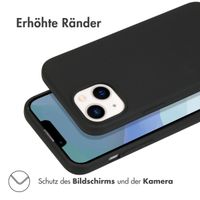 Accezz Color TPU Hülle Apple iPhone 14 - Schwarz