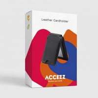 Accezz Leder-Wallet mit Standfunktion - Geeignet für MagSafe und Qi2 - Coffee Brown