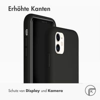 Accezz Liquid Silikoncase Apple iPhone 11 - Schwarz