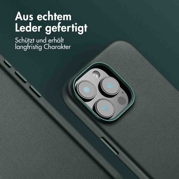 Accezz MagSafe Leather Backcover Apple iPhone 16 Pro Max - Cedar Green