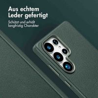 Accezz MagSafe Leather Backcover Samsung Galaxy S25 Ultra - Cedar Green