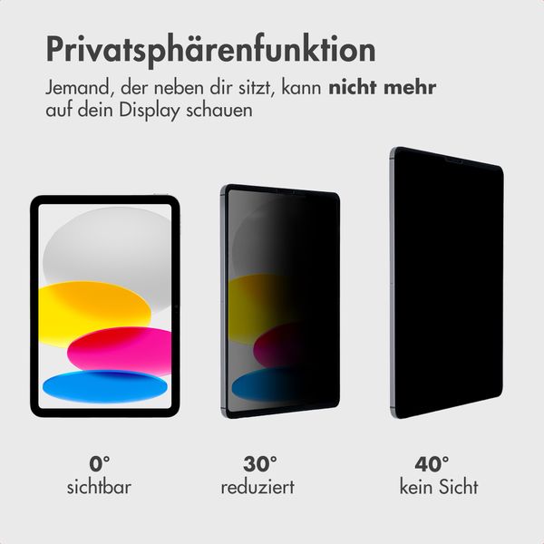 Accezz Magnetischer Sichtschutz-Displayschutz Apple iPad Pro 13 (2025) M5 / (2024) M4