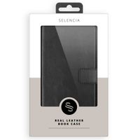 Selencia Echtleder Klapphülle Samsung Galaxy A57 (5G) - Schwarz