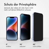 Accezz Privacy Displayschutz aus gehärtetem Glas Apple iPhone 17e / 16e / 14 / 13 / 13 Pro