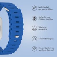 Accezz Ocean Armband für Apple Watch | 44/45/46/49 mm - Royal Blue