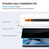 Spigen GLAStR Privacy EZ Fit Displayschutzfolie + Applicator - 2er-Pack Samsung Galaxy S24 Ultra