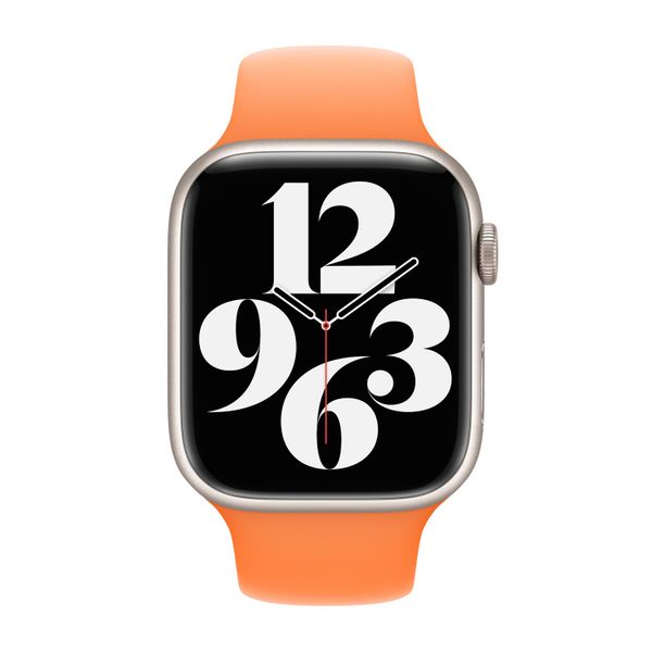 Apple Sport Armband für  Apple Watch | 44/45/46/49 mm - Größe S/M/L - Bright Orange