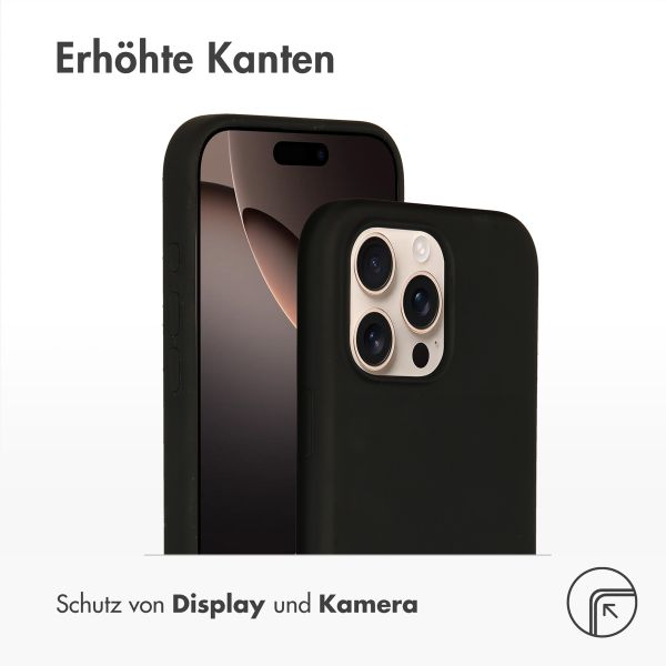 Accezz Liquid Silikoncase mit MagSafe Apple iPhone 16 Pro Max - Schwarz