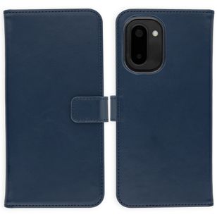 Selencia Echtleder Klapphülle OnePlus 15R - Dunkelblau