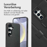 Accezz 2-in-1 Klapphülle aus Leder mit MagSafe Samsung Galaxy S25 Plus - Onyx Black