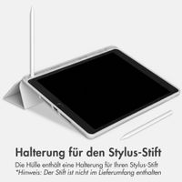Accezz Smarte Klapphülle aus Silikon Apple iPad 6 (2018) 9.7 Zoll / iPad 5 (2017) 9.7 Zoll - Grau