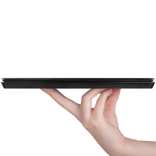 Accezz Trifold Klapphülle Microsoft Surface Pro 9 / Pro 10 / Pro 11 / Pro 12 - 13 Zoll - Schwarz
