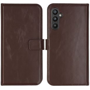 Selencia Echtleder Klapphülle Samsung Galaxy A34 (5G) - Braun