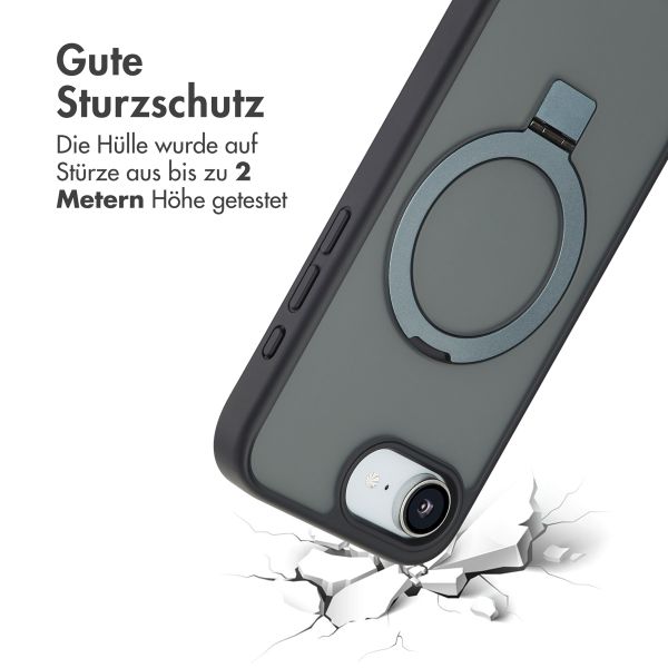Accezz Ring Stand Backcover mit MagSafe Apple iPhone 17e / 16e - Schwarz