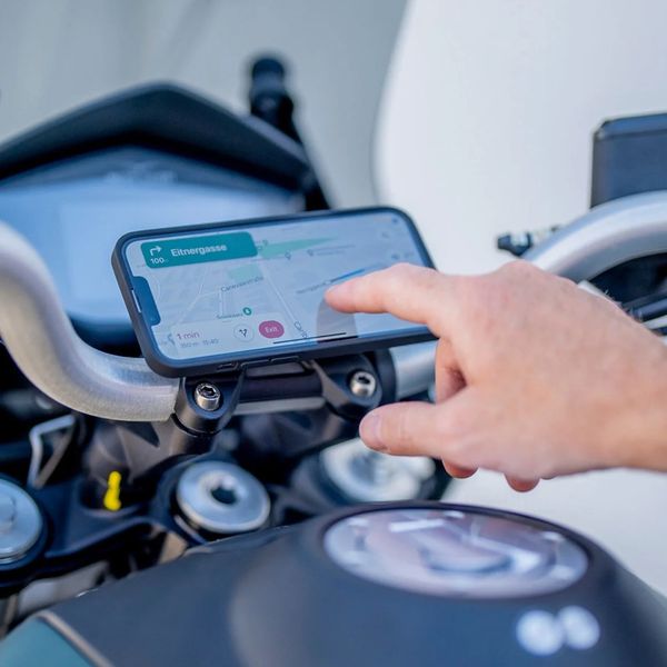 SP Connect Moto Bundle LT mit Universal Interface SPC+ Motorrad-Handyhalterung - Schwarz
