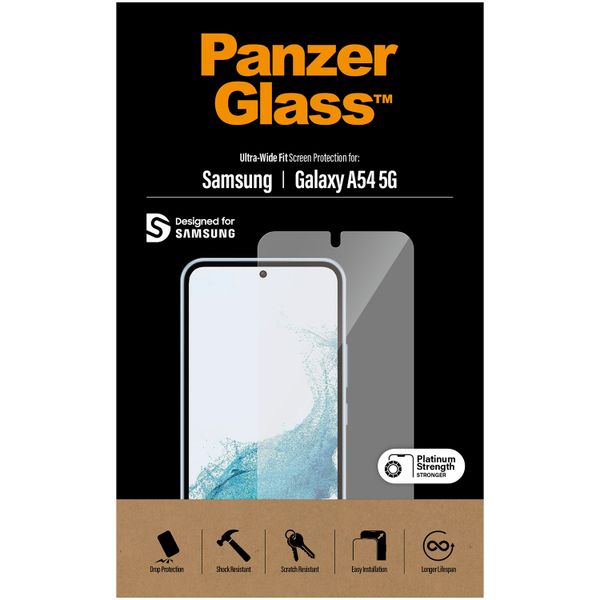 PanzerGlass Ultra-Wide Fit Antibakterieller Displayschutz Samsung Galaxy A54 (5G)