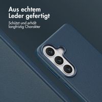 Accezz MagSafe Leather Backcover Samsung Galaxy S26 - Nightfall Blue