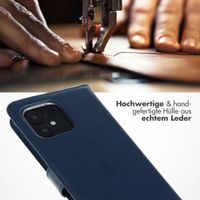 Selencia Echtleder Klapphülle Fairphone 6 / 6+ - Dunkelblau