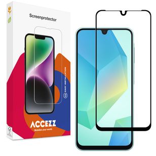 Accezz Full Cover Screen Protector aus gehärtetem Glas Samsung Galaxy A16 / A17 / A26